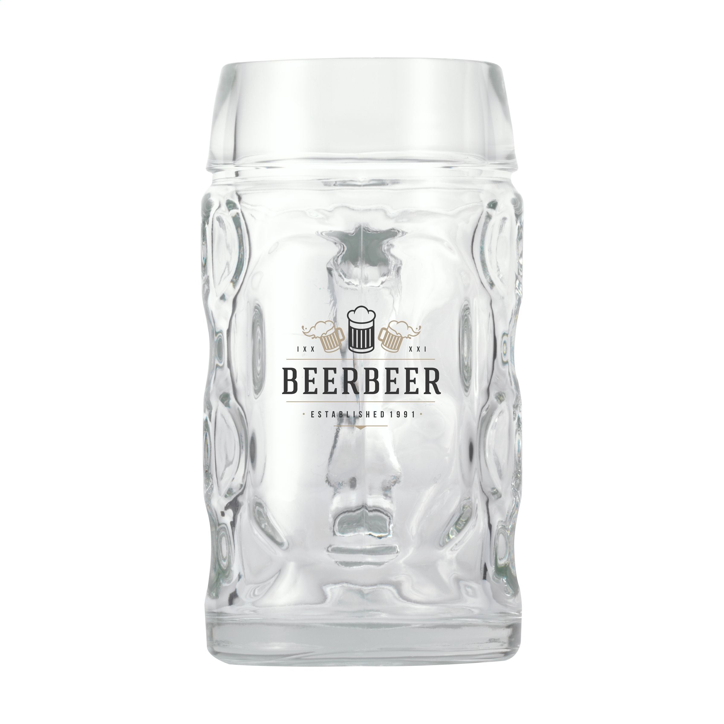 October Bierkrug 500 ml - Transparent