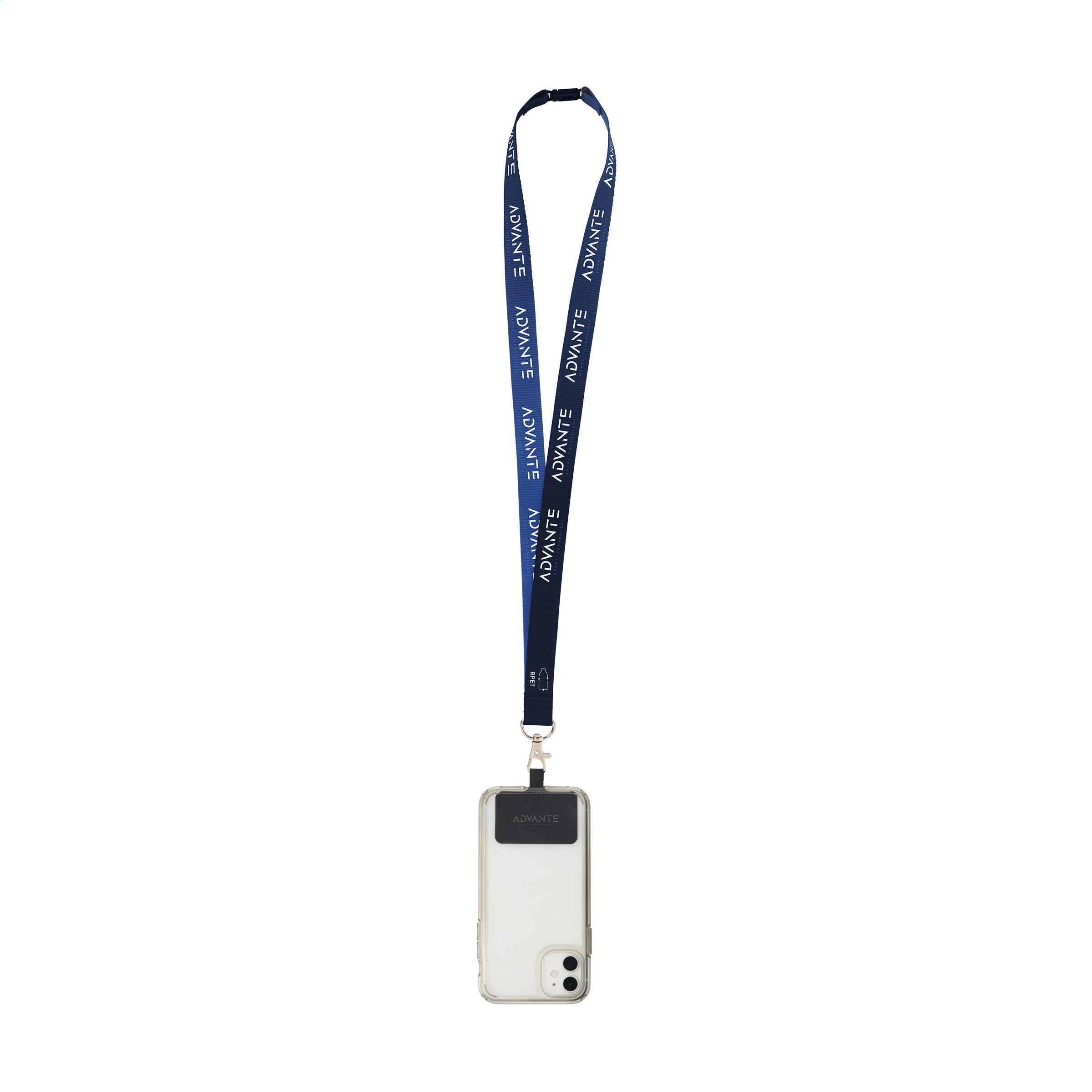 Lanyard Sublimation Safety RPET 2 cm mit Patch - Eigene PMS-Nummer