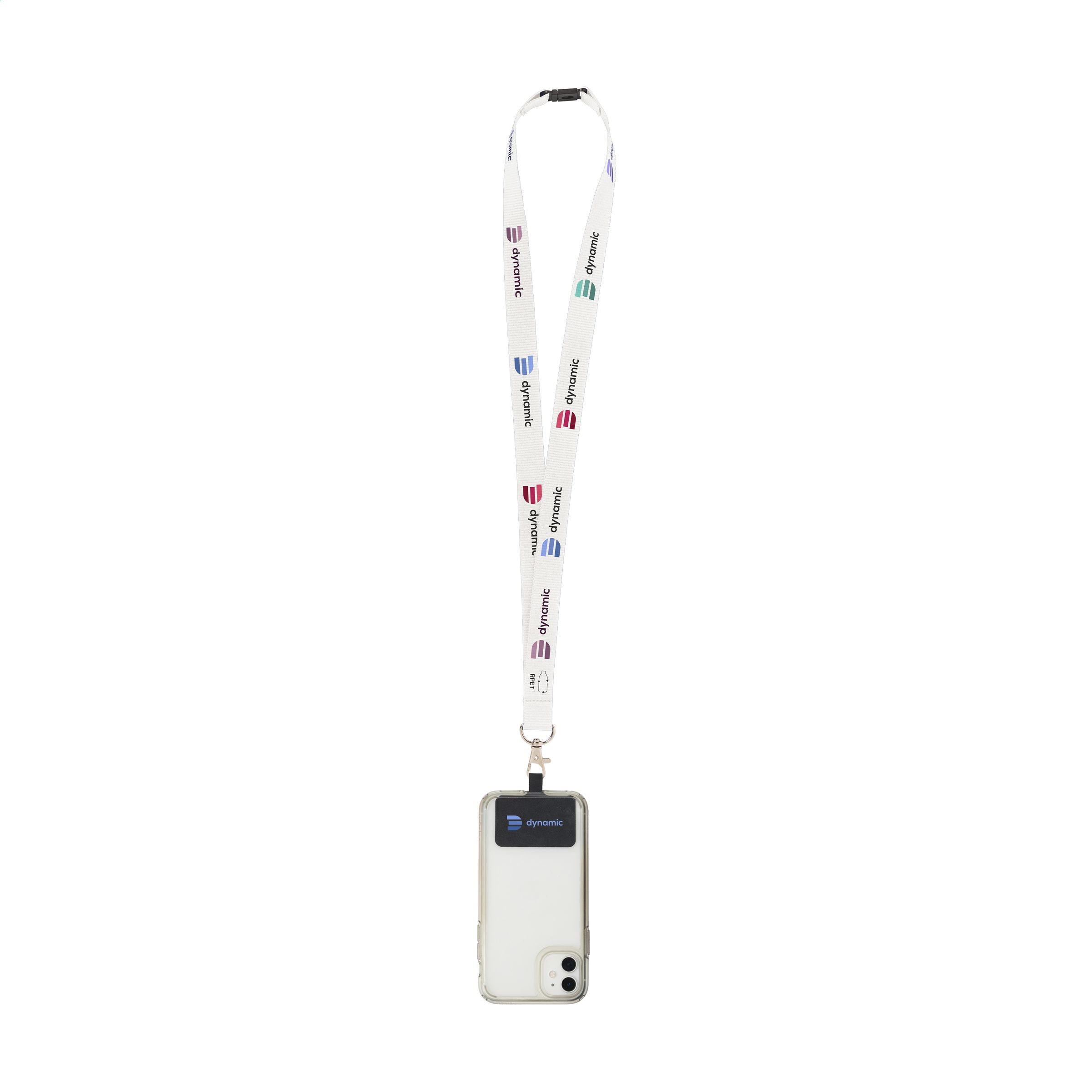 Lanyard Sublimation Safety RPET 2 cm mit Patch - Eigene PMS-Nummer