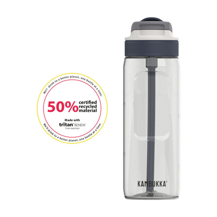 Kambukka® Lagoon 750 ml Trinkflasche - Transparent Grau