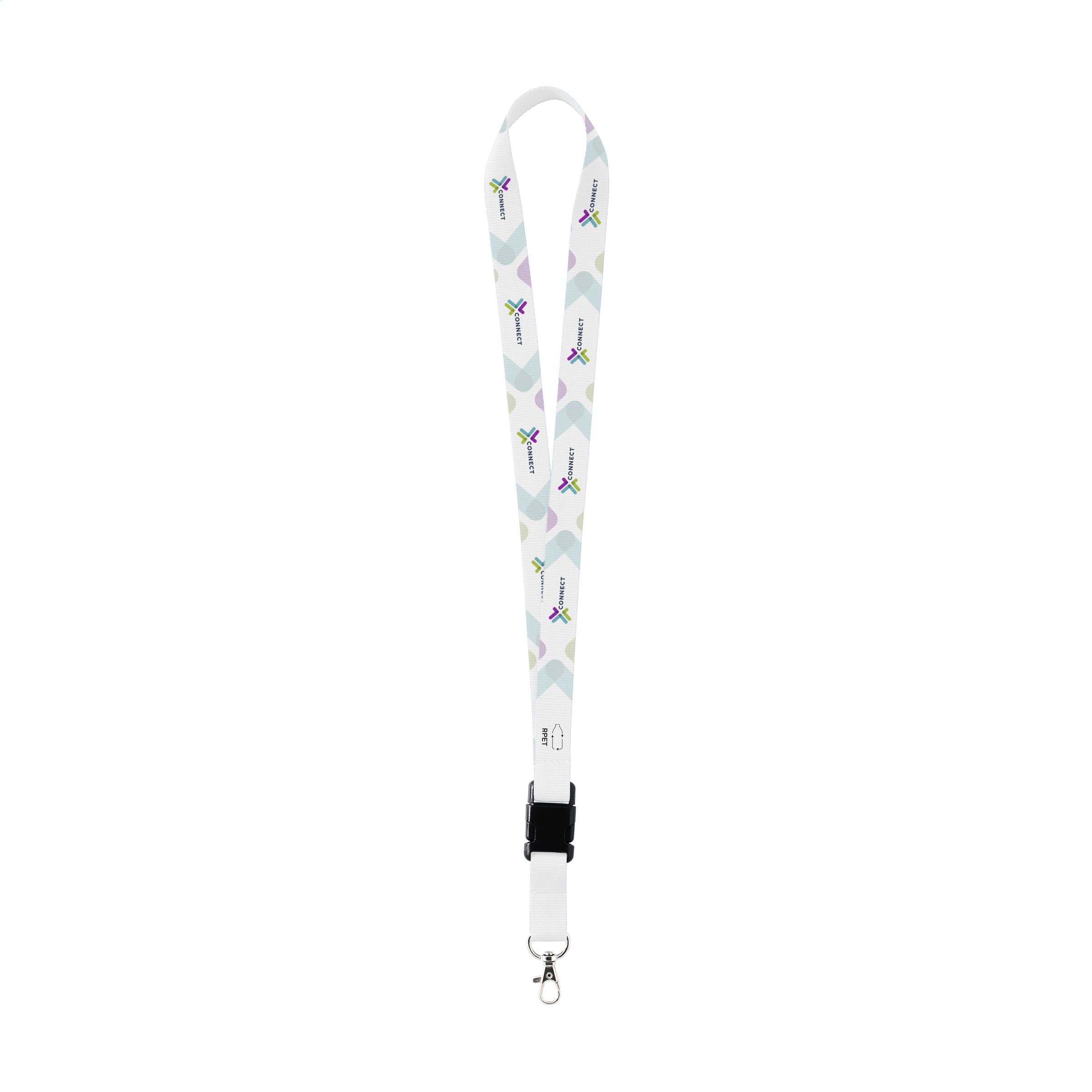 Lanyard Sublimatieon Buckle RPET 2 cm keycord - Eigene PMS-Nummer