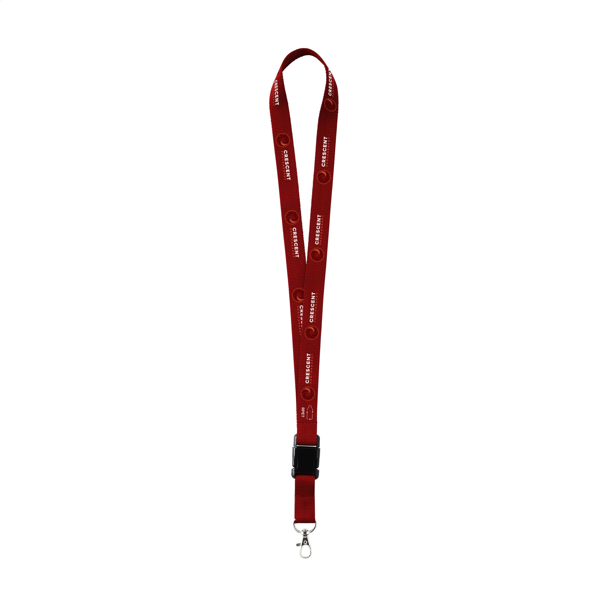 Lanyard Sublimatieon Buckle RPET 2 cm keycord - Eigene PMS-Nummer