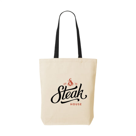 Canvas Shoppy Colour (220 g/m²) Tasche - Schwarz