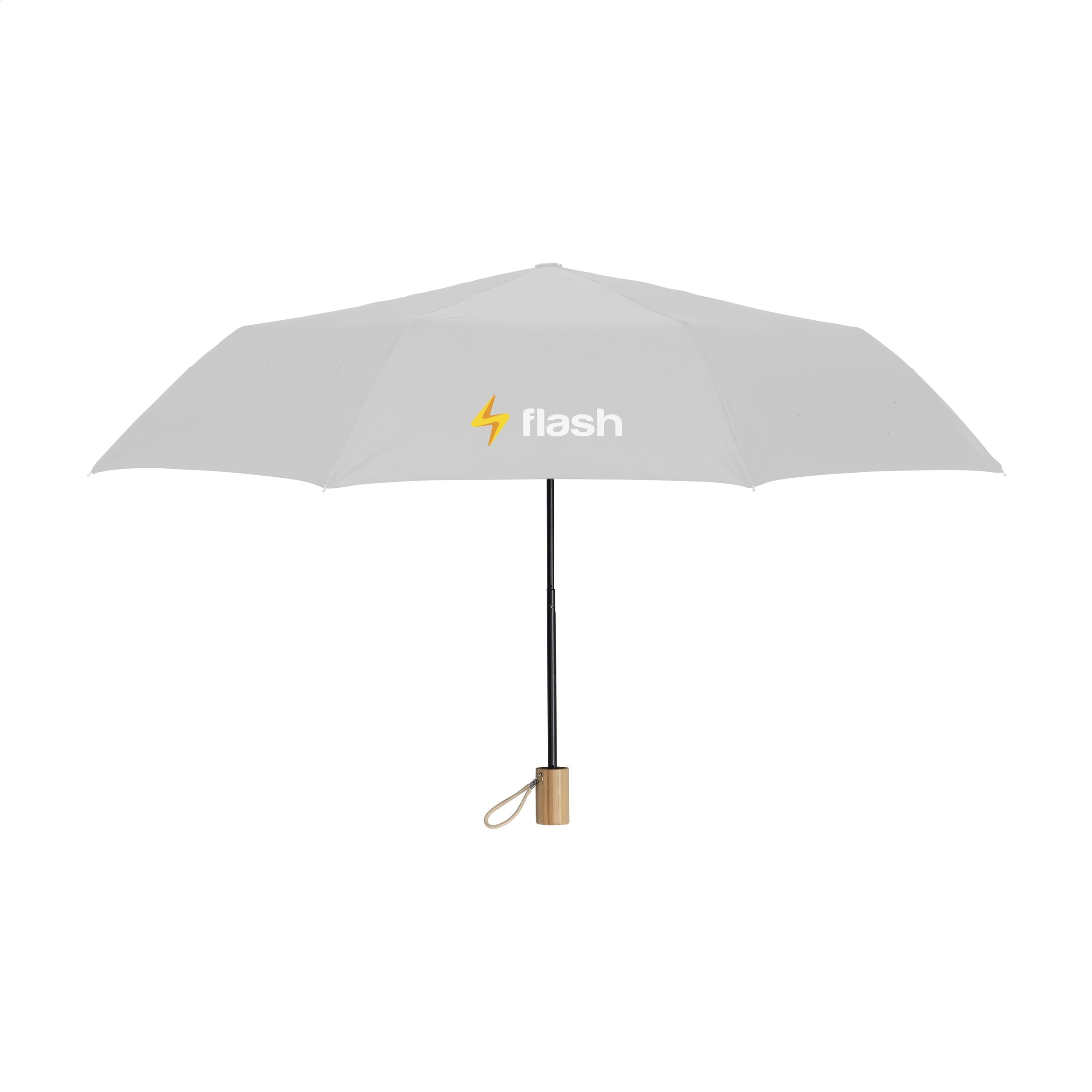 Mini Umbrella RCS RPET faltbarer Regenschirm 21 inch - Weiß