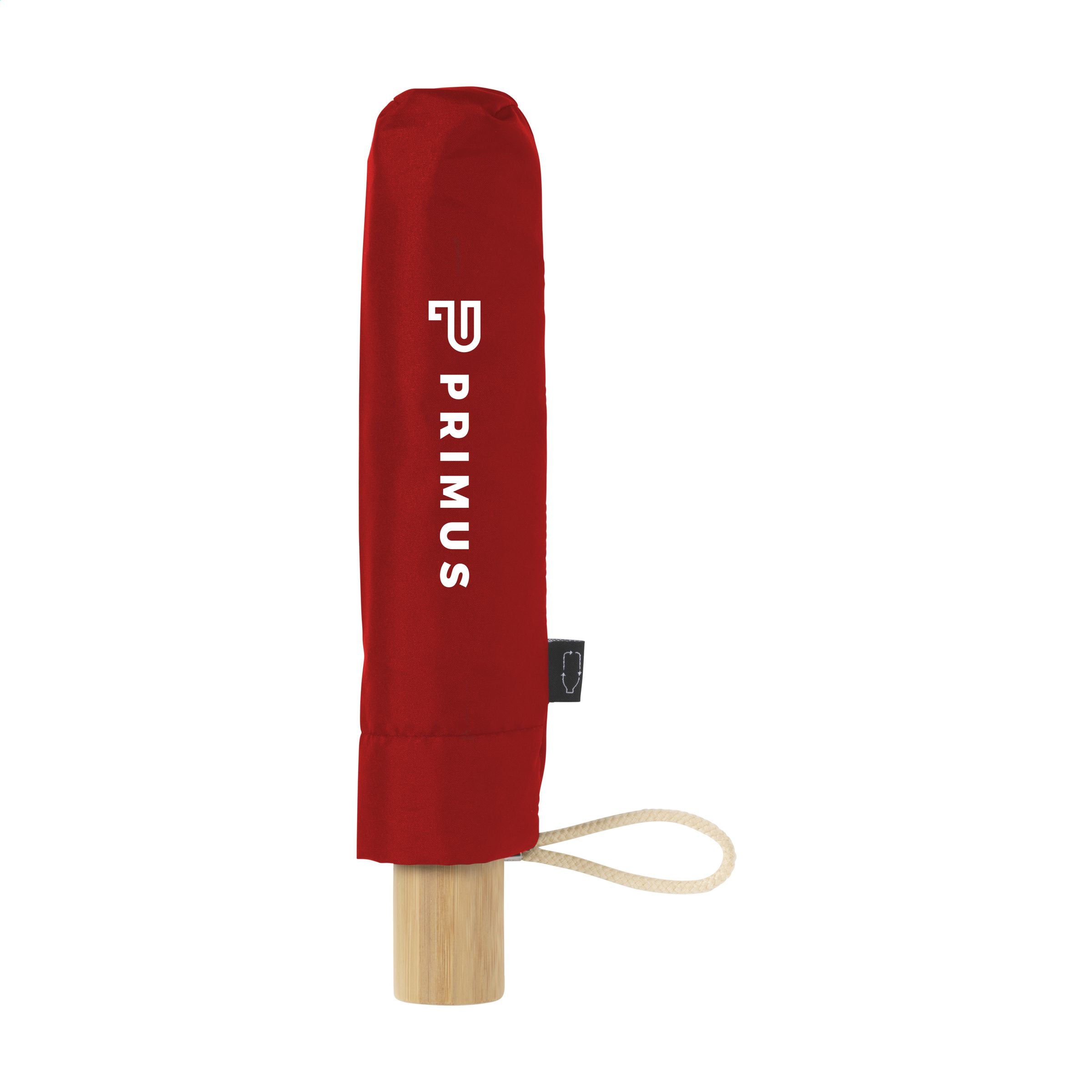 Mini Umbrella RCS RPET faltbarer Regenschirm 21 inch - Rot