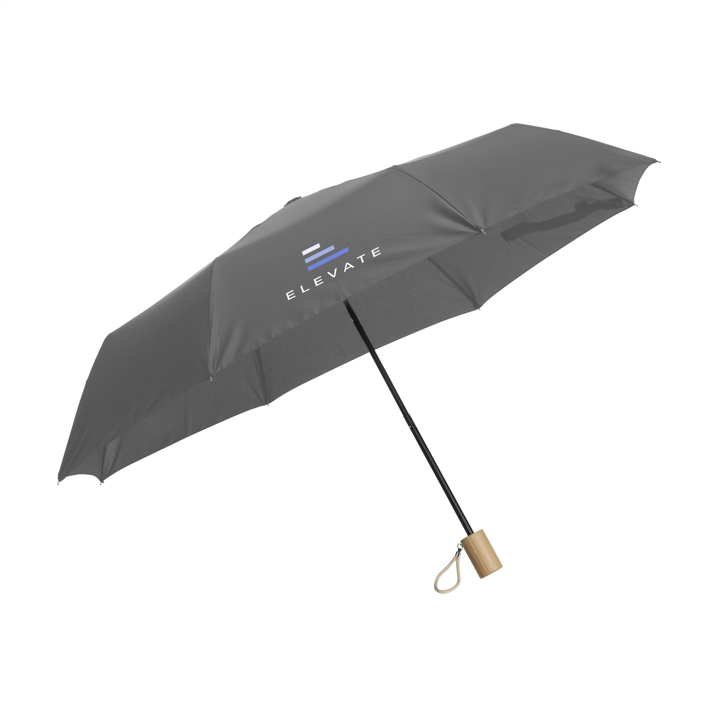 Mini Umbrella RCS RPET faltbarer Regenschirm 21 inch - Grau