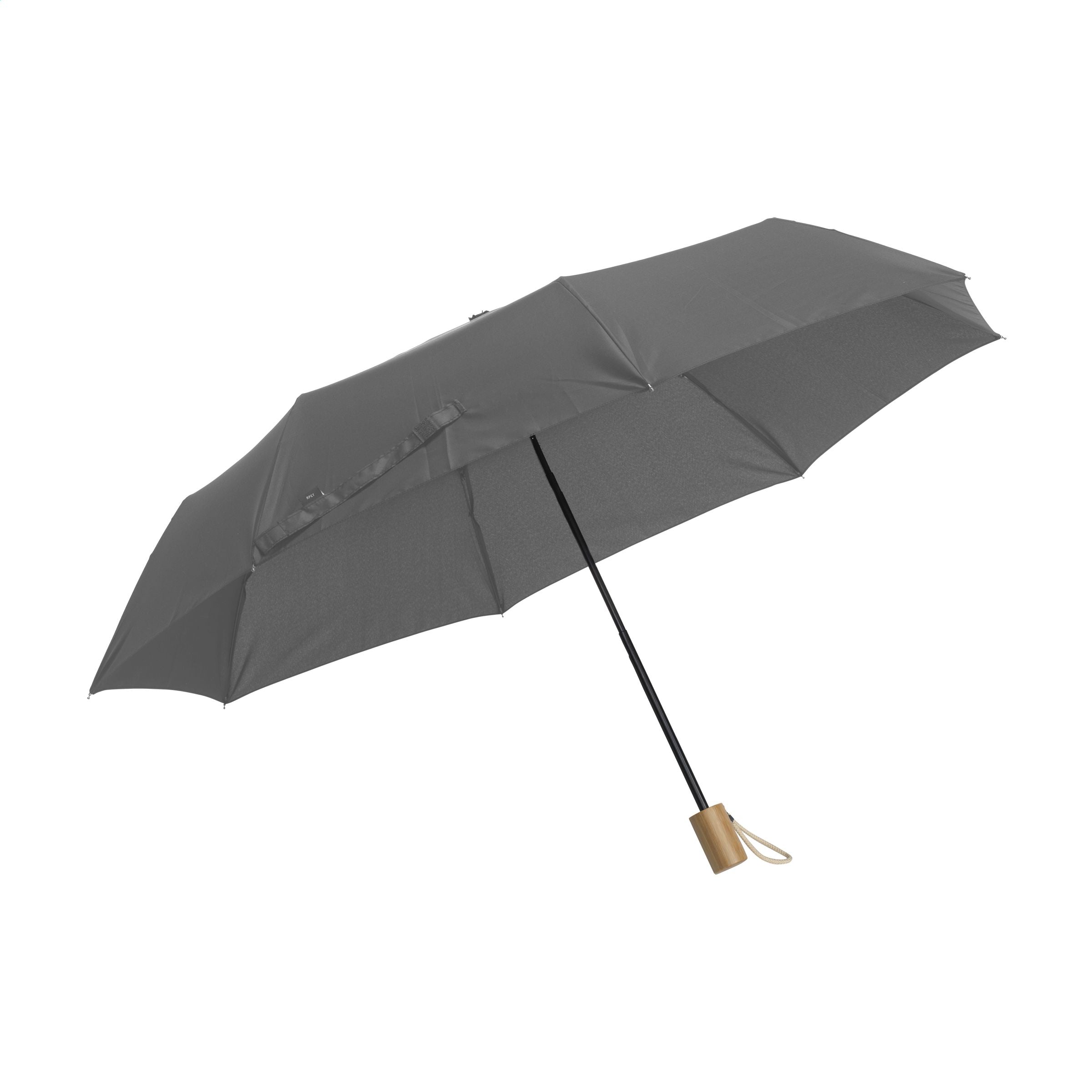 Mini Umbrella RCS RPET faltbarer Regenschirm 21 inch - Grau