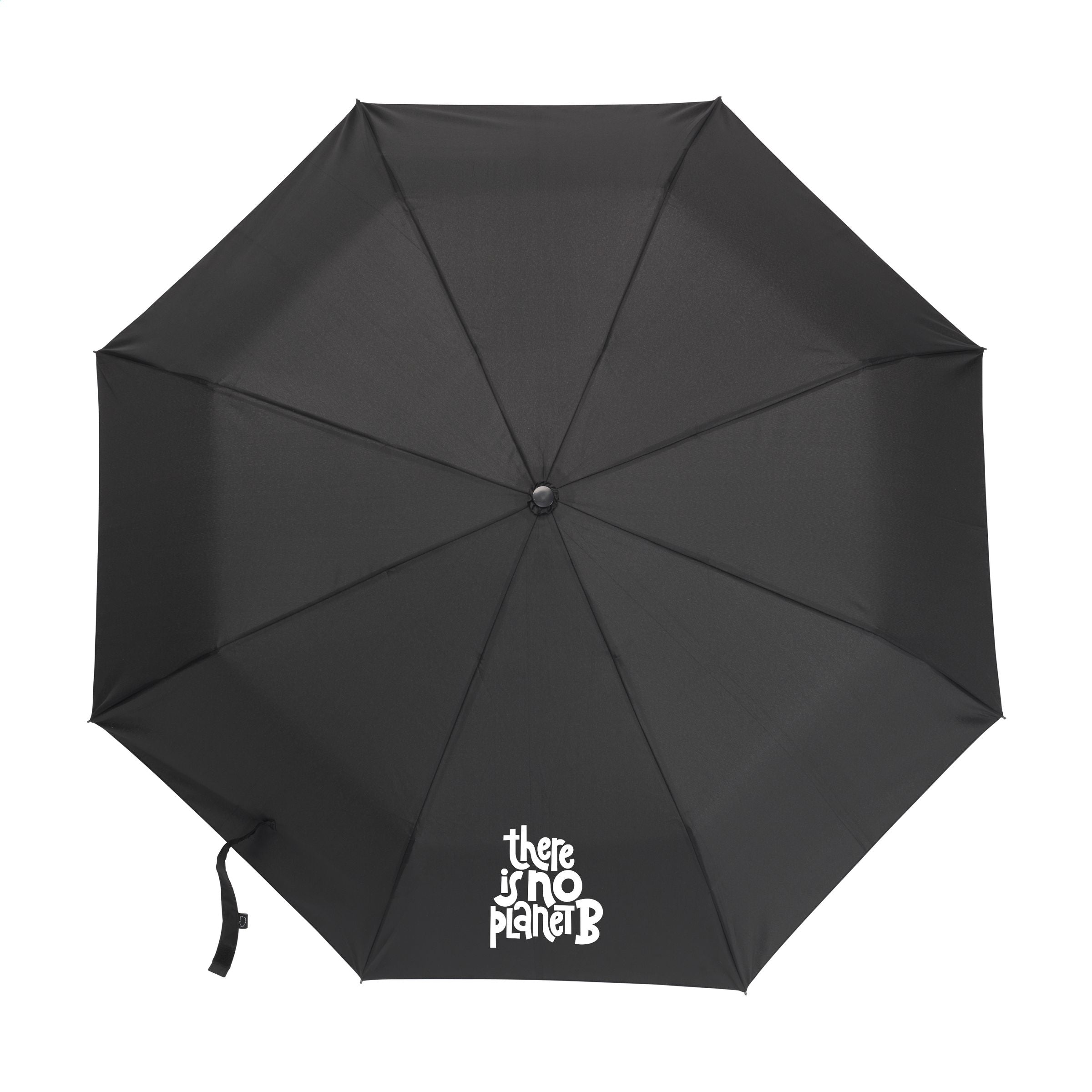 Mini Umbrella RCS RPET faltbarer Regenschirm 21 inch - Schwarz