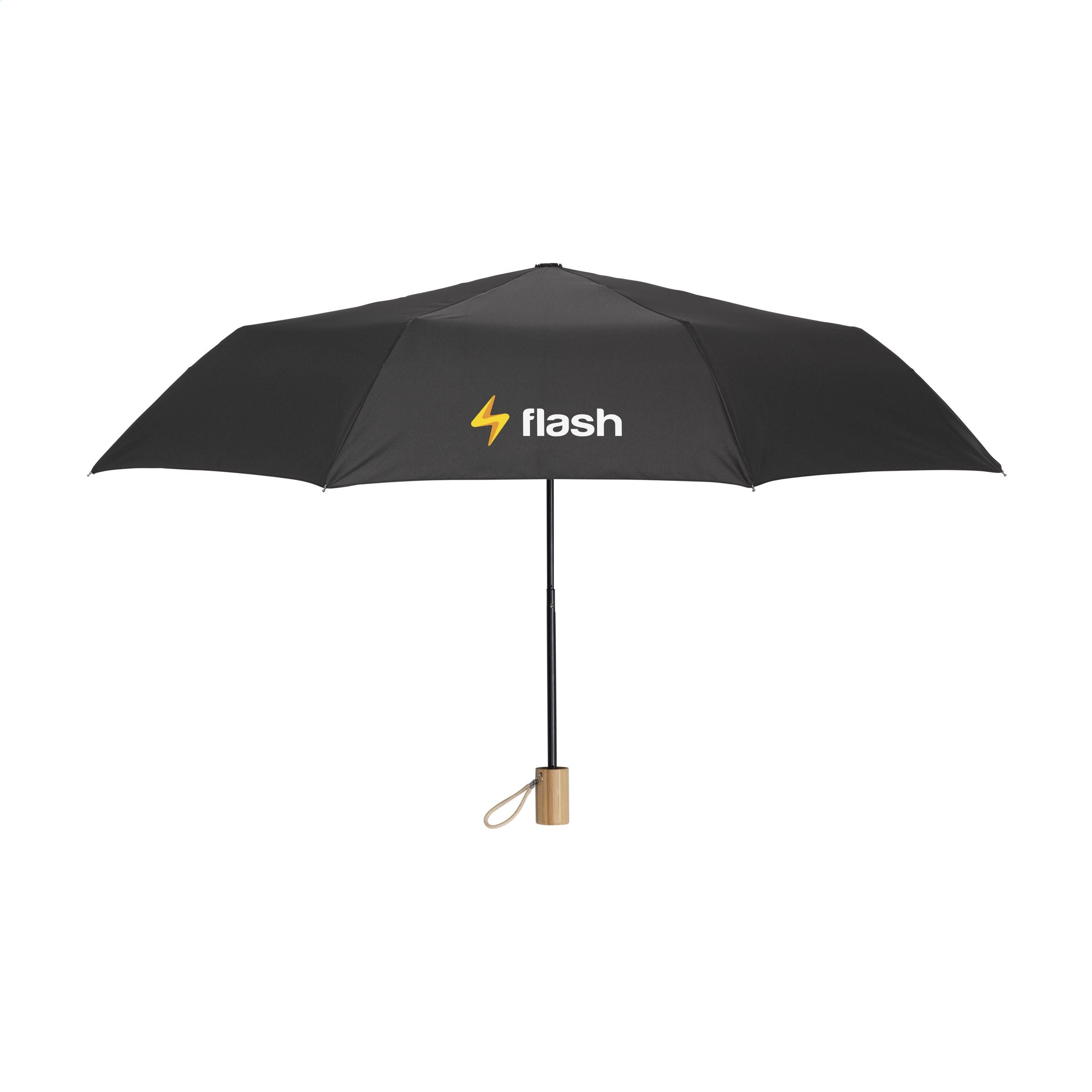 Mini Umbrella RCS RPET faltbarer Regenschirm 21 inch - Schwarz