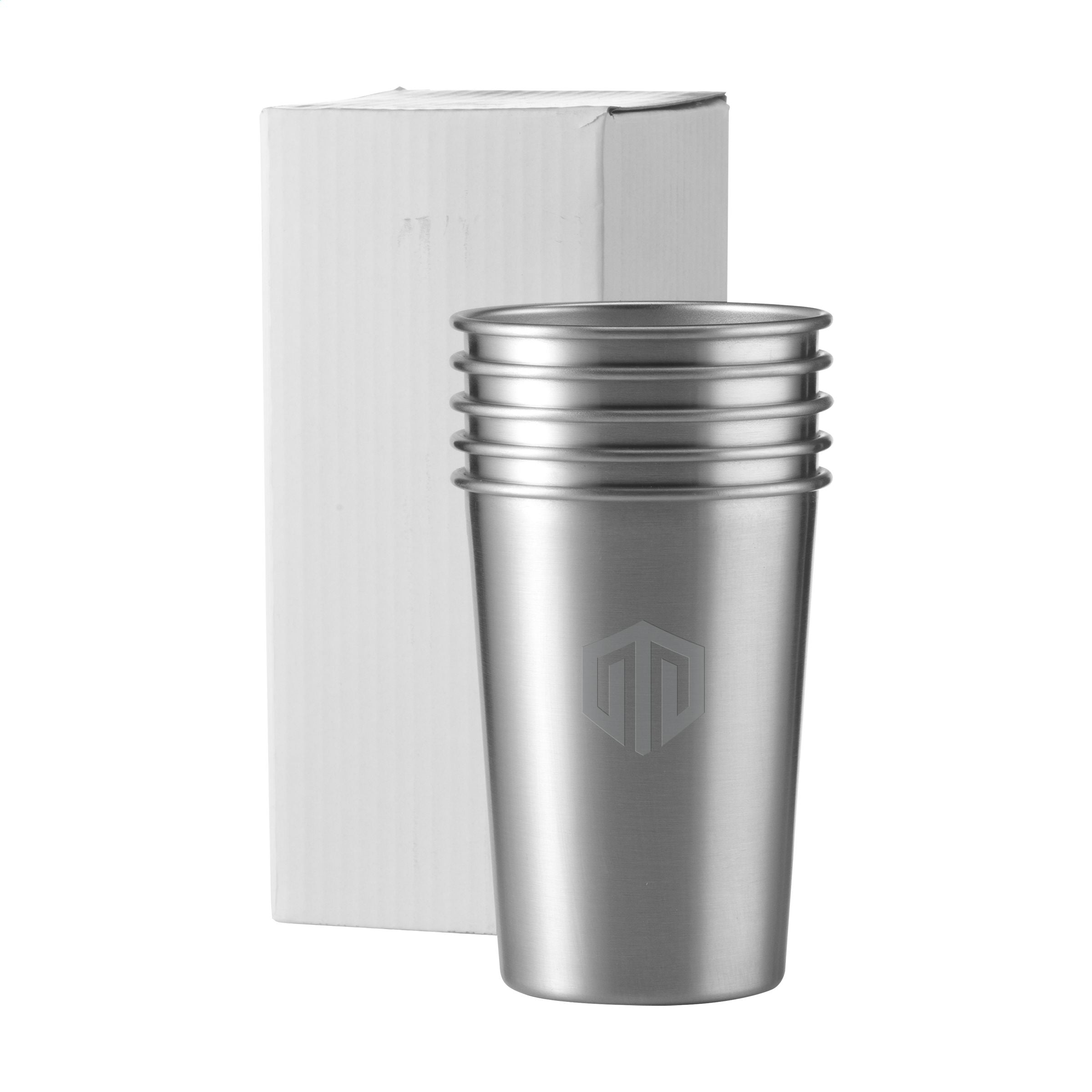 Zero Waste Cup 350 ml Trinkbecher - Silber