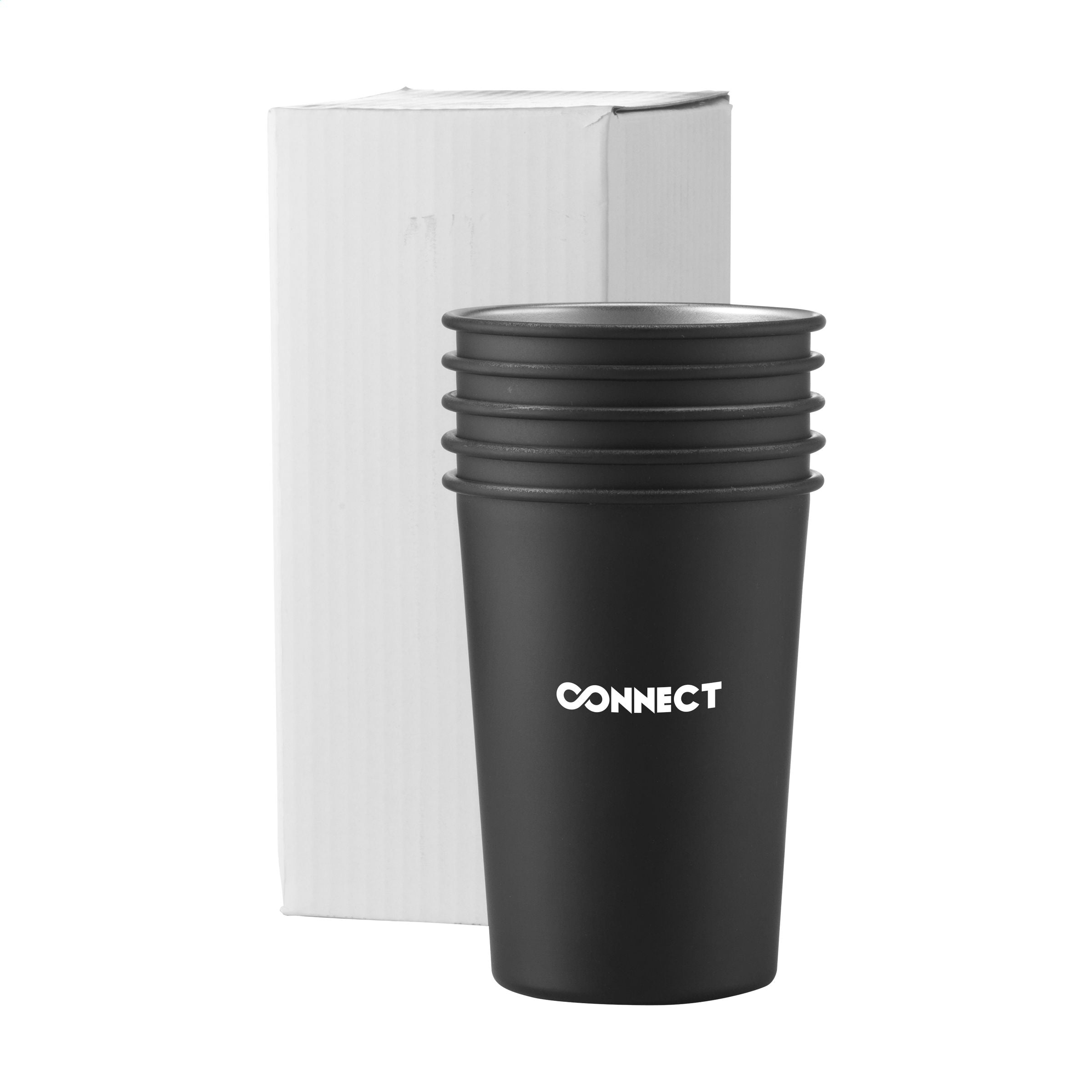 Zero Waste Cup 350 ml Trinkbecher - Schwarz