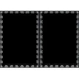 Bild der Druckfläche von Digitaldruck auf der 1. Infoseite ersten seite auf beiden Seiten 130 x 200 mm 1243