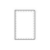 Bild der Druckfläche von Digitaldruck auf Vorderseite, individuelle Namen 135 x 200 mm 1243
