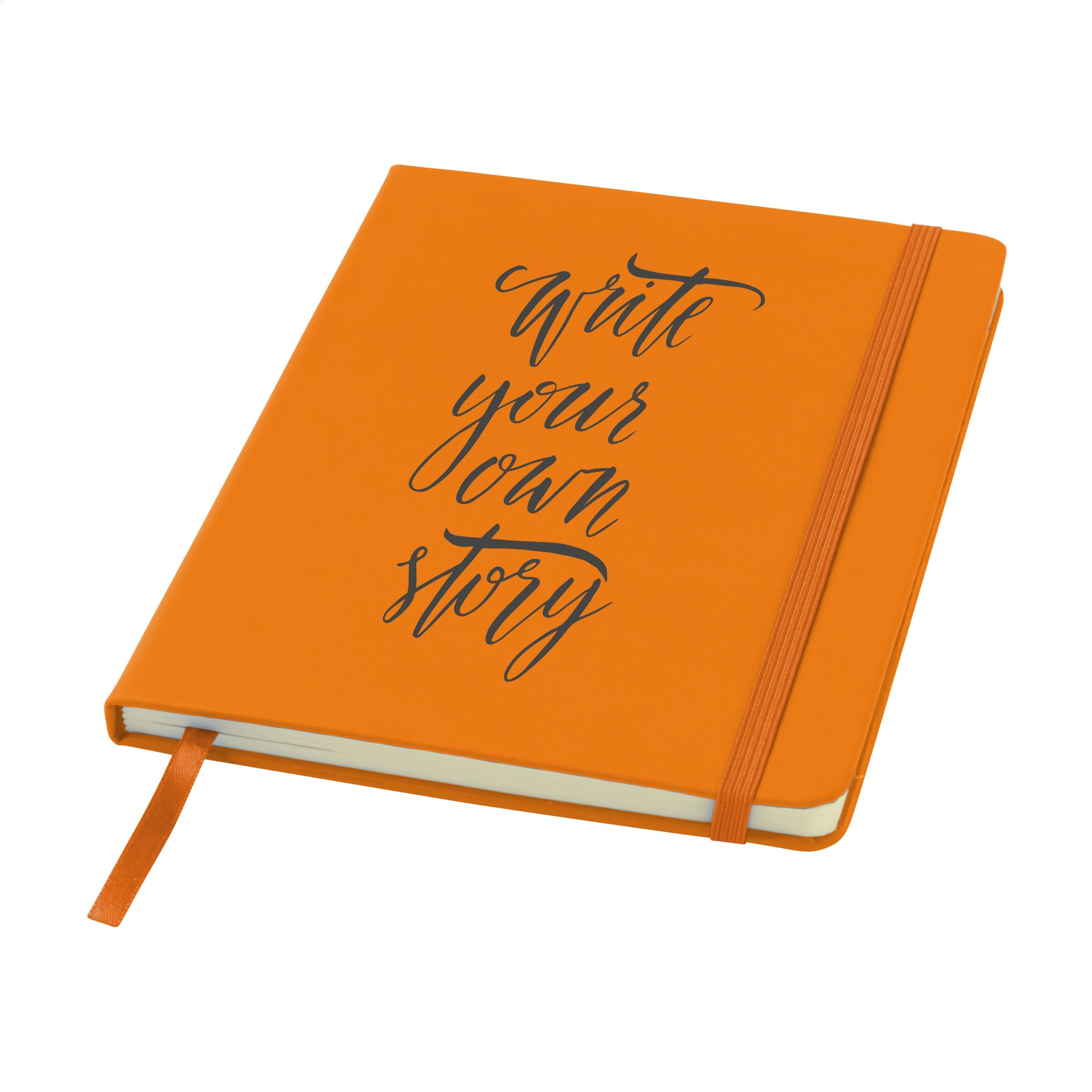 BudgetNote A5 Blanc Notizbuch - Orange