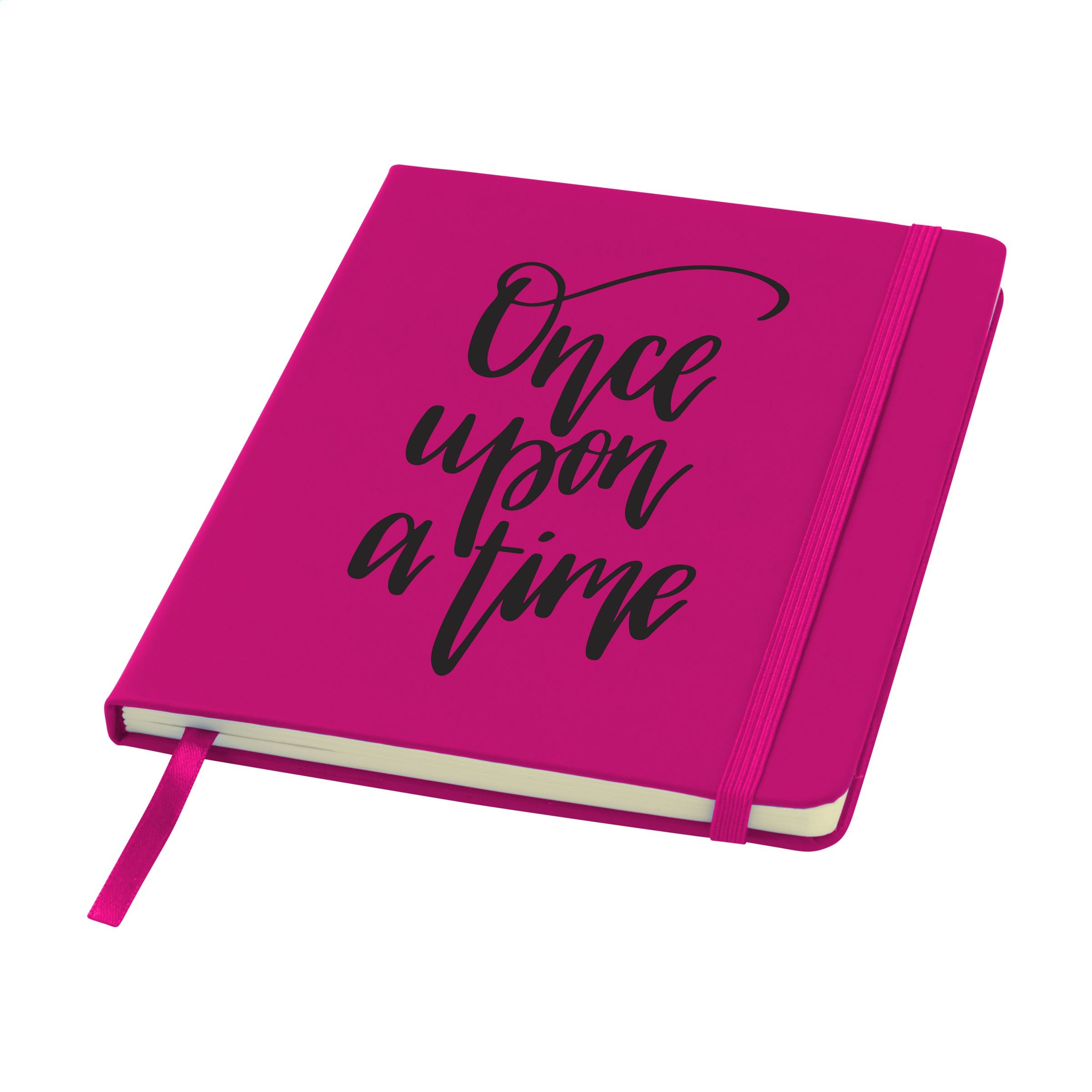 BudgetNote A5 Blanc Notizbuch - Magenta