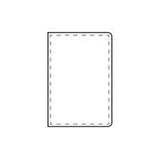 Bild der Druckfläche von Digitaldruck auf Vorderseite, individuelle Namen 135 x 200 mm 1245