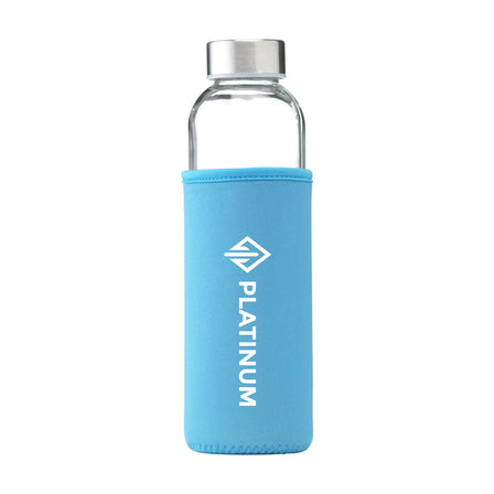 Senga Glass 500 ml Trinkflasche - Hellblau
