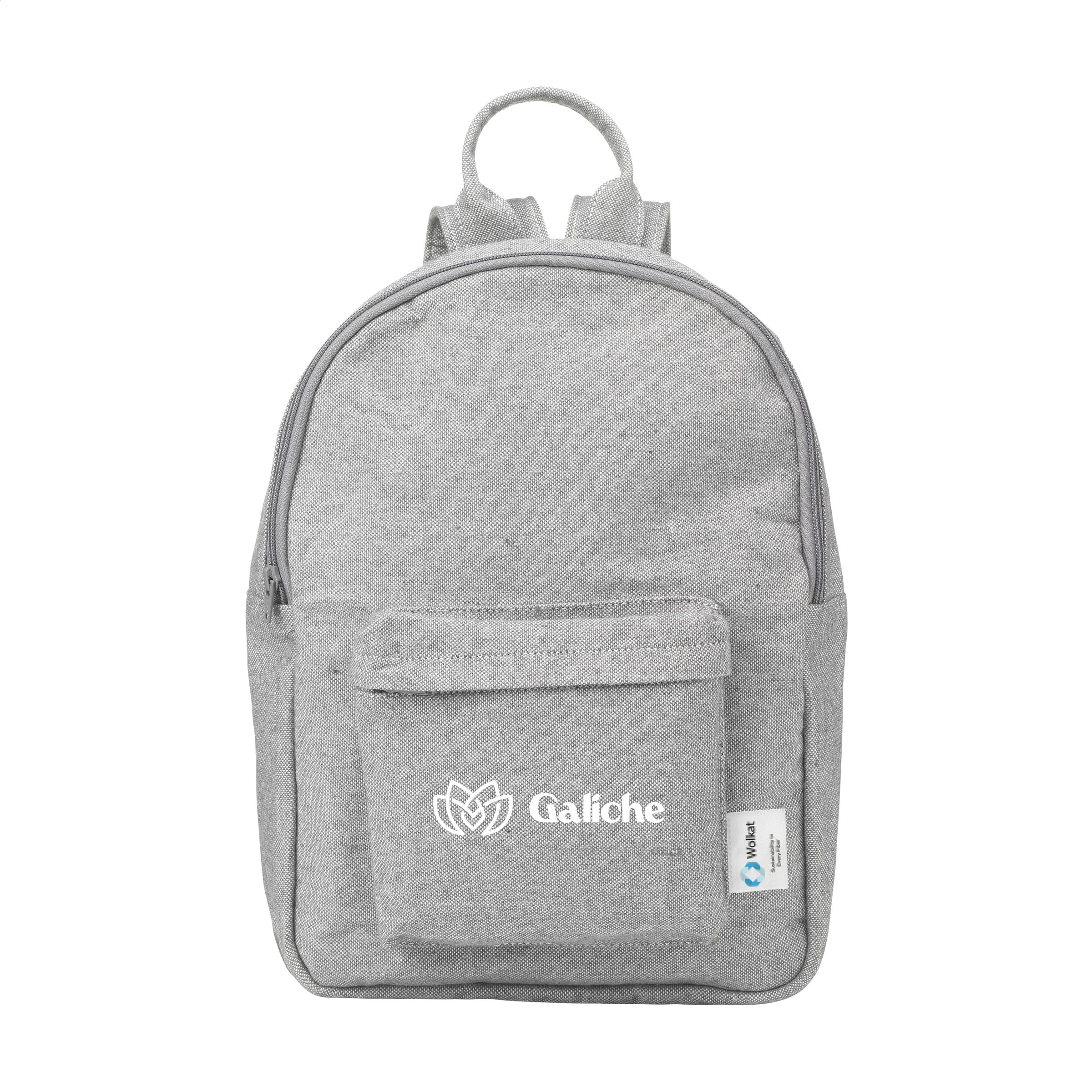 Wolkat Agadir Recycled Textile Backpack Rucksack - Grau