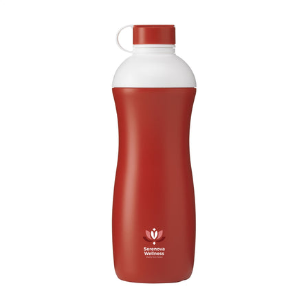 Oasus Bio Bottle 500 ml Wasserflasche - Rot/Weiß