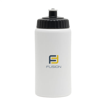 Sugarcane Bio Bidon 500 ml Trinkflasche - Weiß/Schwarz