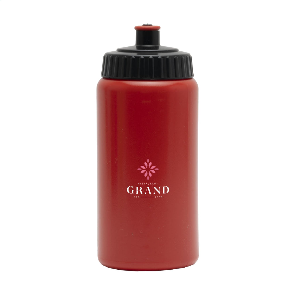 Sugarcane Bio Bidon 500 ml Trinkflasche - Rot/Schwarz - Produktbild der Sportflaschen & Shaker Kollektion