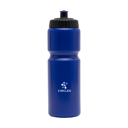 Sugarcane Bio Bidon 750 ml Trinkflasche - Blau/schwarz