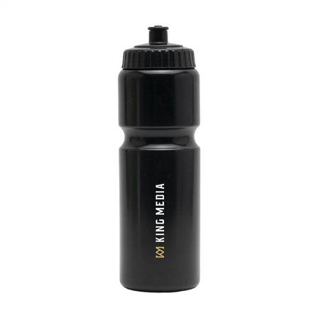 Sugarcane Bio Bidon 750 ml Trinkflasche - Schwarz/Schwarz