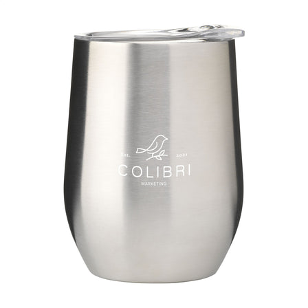 Huevo RCS Recycled Steel Cup Thermobecher - Silber