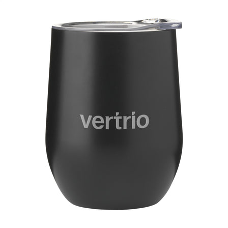 Huevo RCS Recycled Steel Cup 350 ml Thermobecher - Schwarz
