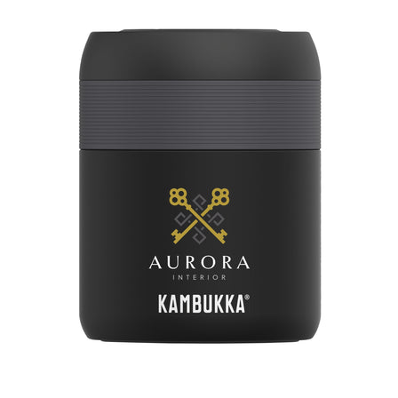 Kambukka® Bora 600 ml Lebensmittelbehälter - Schwarz