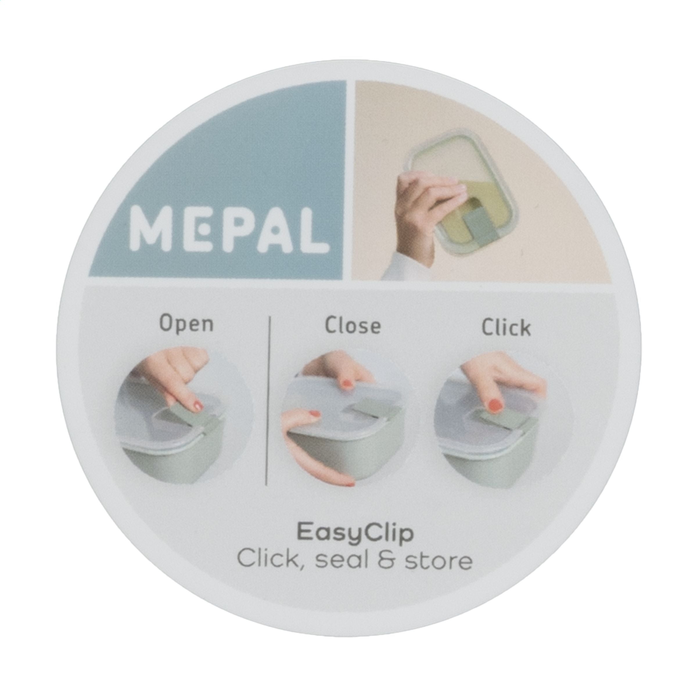 Mepal Storage Box EasyClip 1 L Frischhaltebox - Nordic Sage