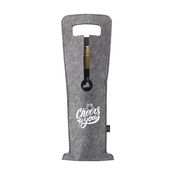 Wine Bag-to-Give GRS RPET Weintasche - Grau