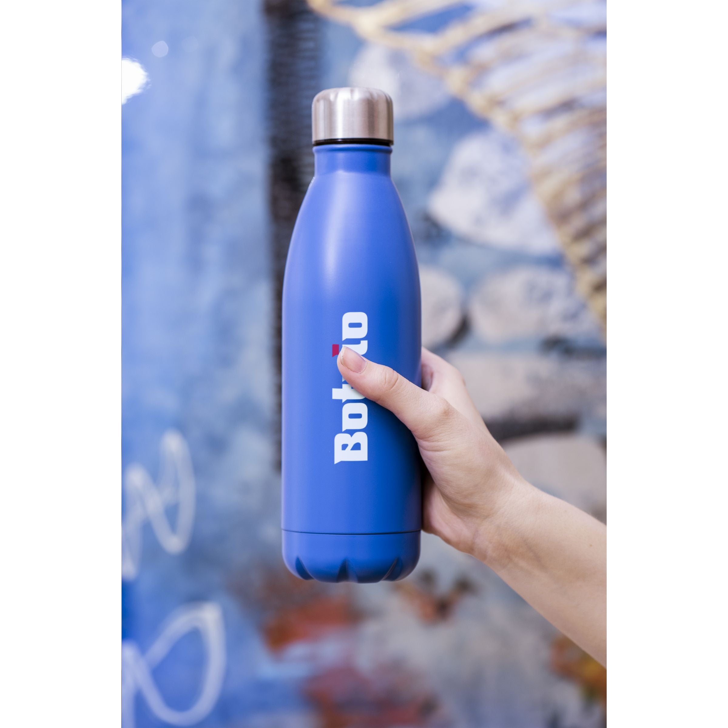 Topflask 790 ml single wall Trinkflasche - Blau