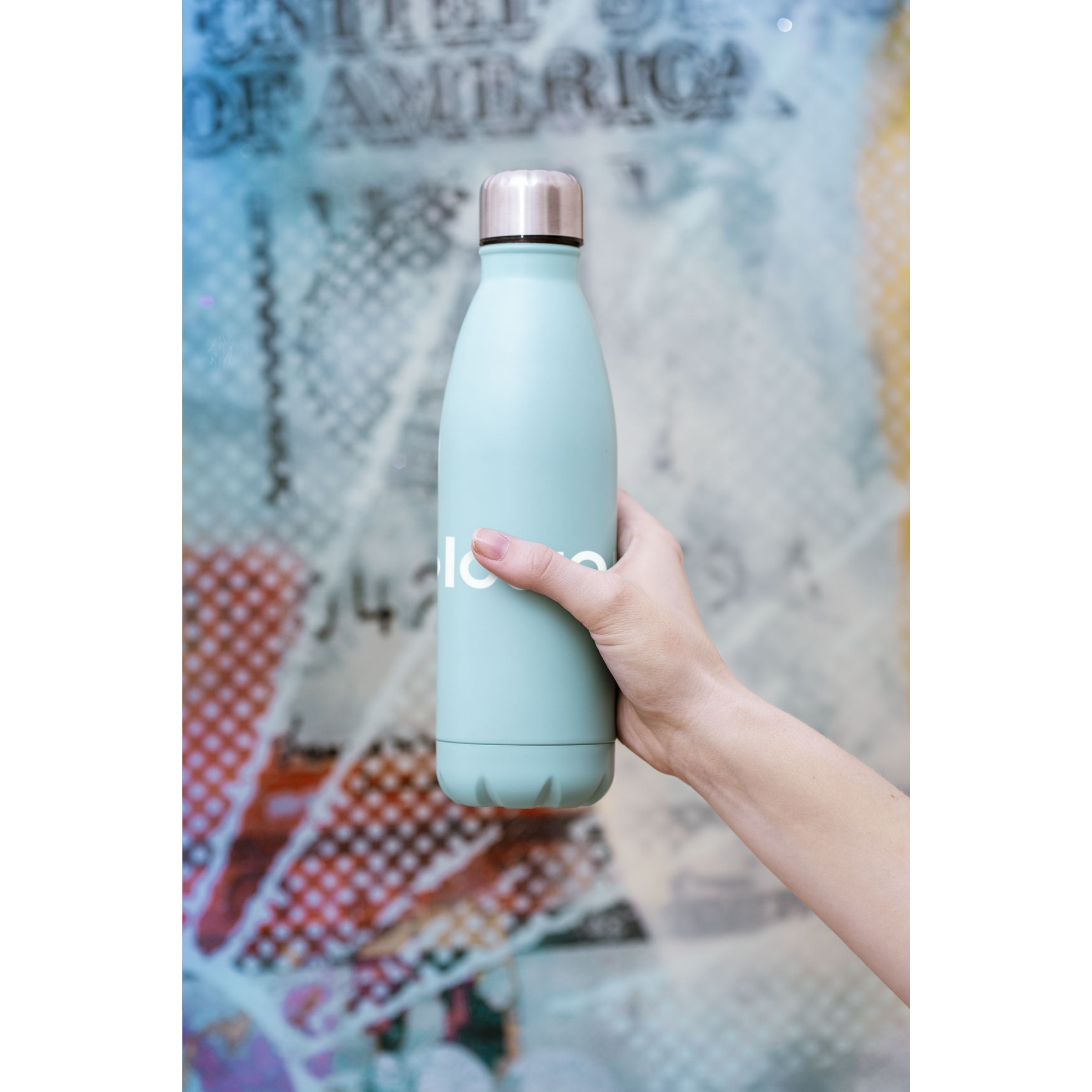 Topflask 790 ml single wall Trinkflasche - Hellblau