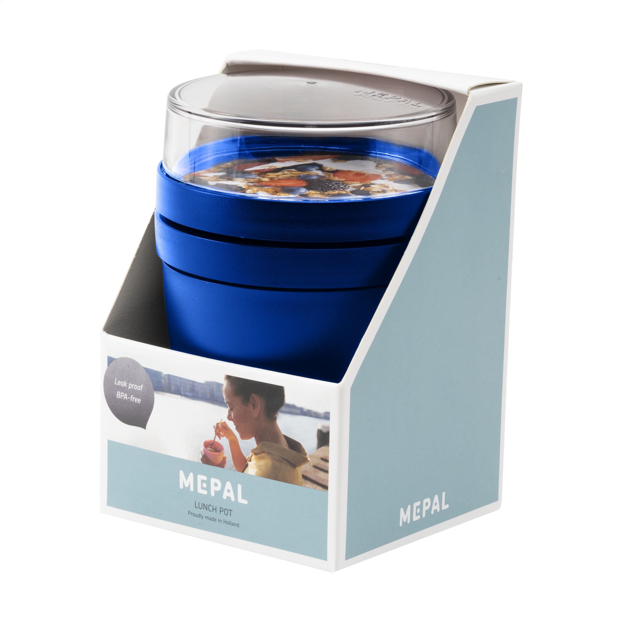 Mepal Lunchpot Ellipse 500 ml Lebensmittelbehälter - Vivid Blue