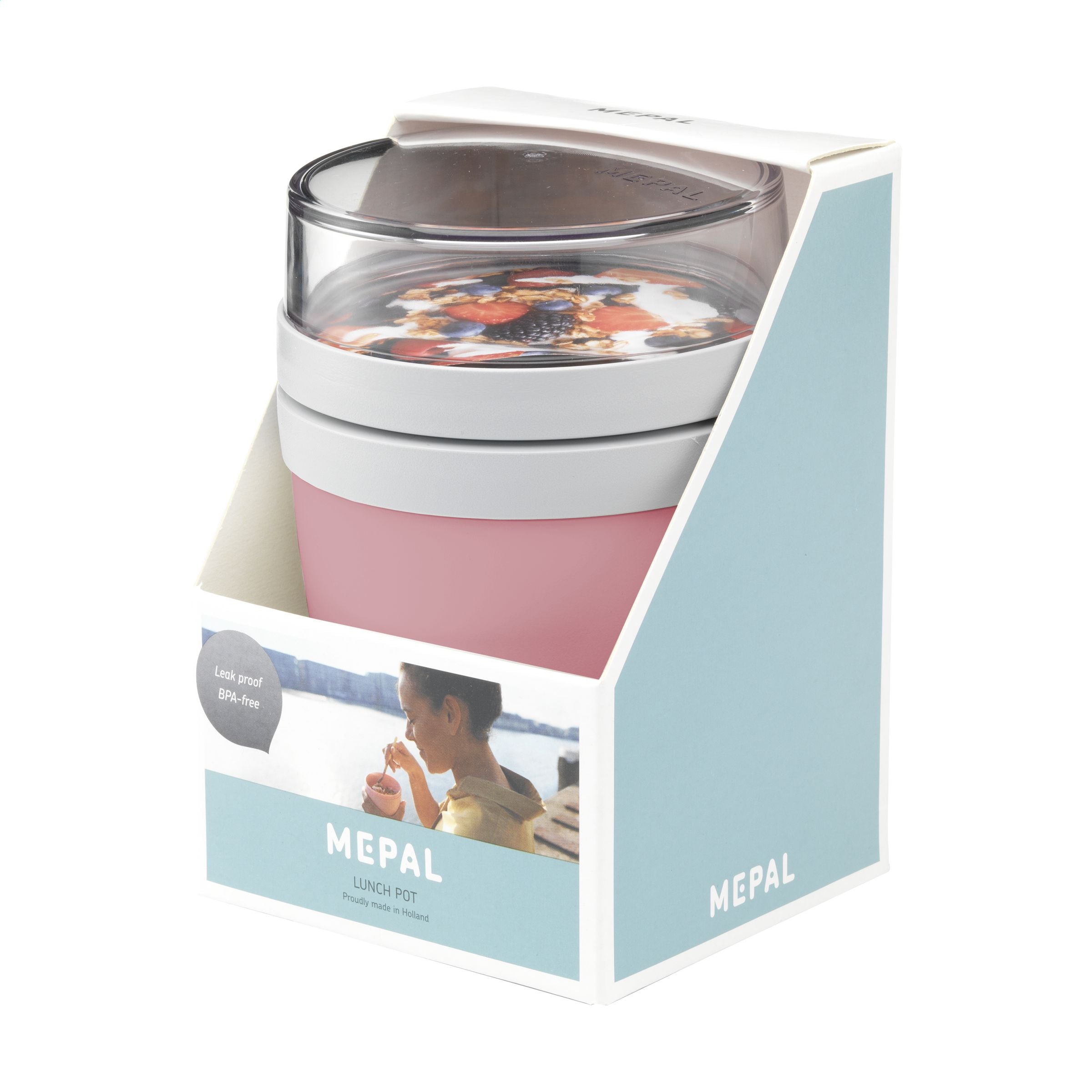 Mepal Lunchpot Ellipse 500 ml Lebensmittelbehälter - Nordic Pink