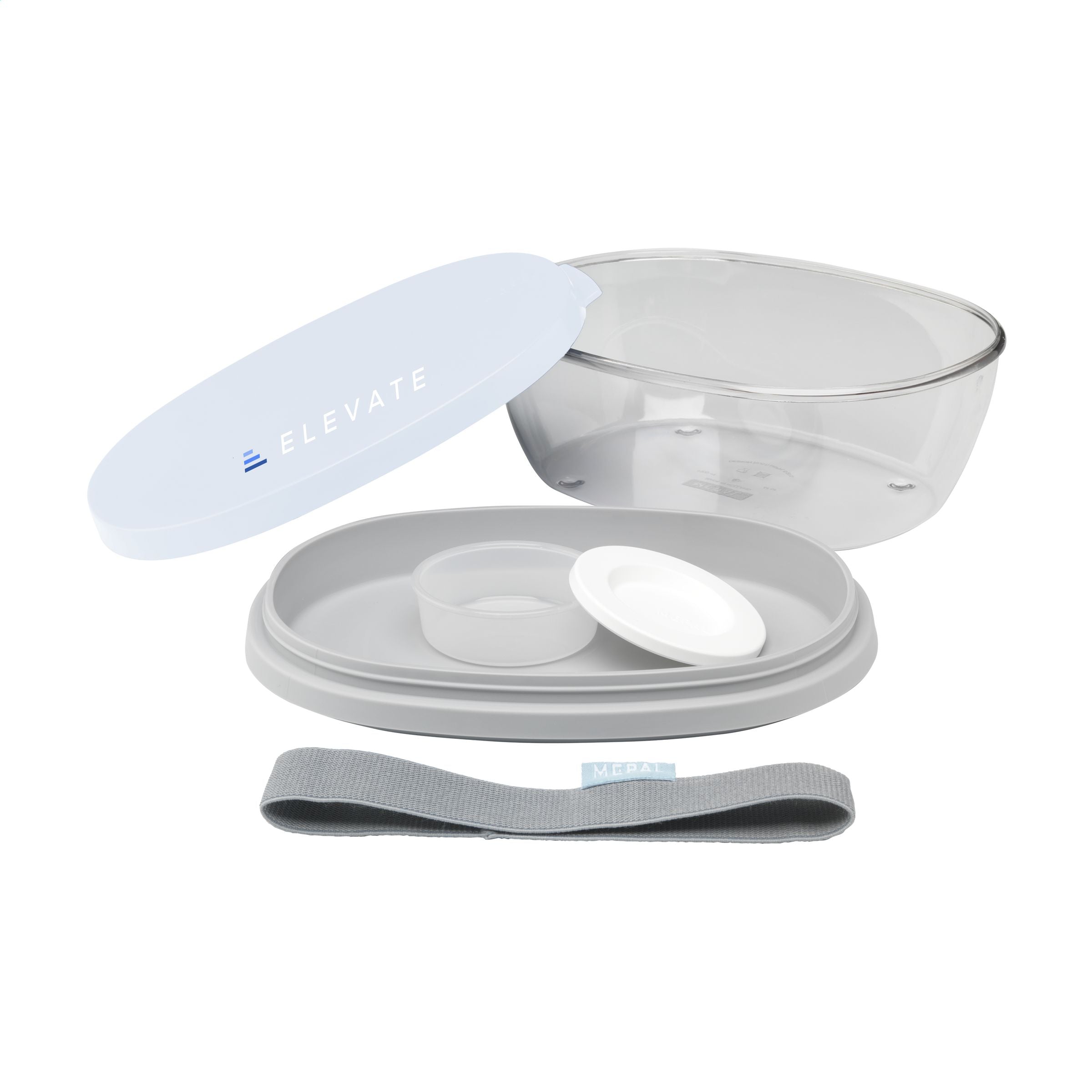 Mepal Saladbox Ellipse Salatbox - Nordic Blue