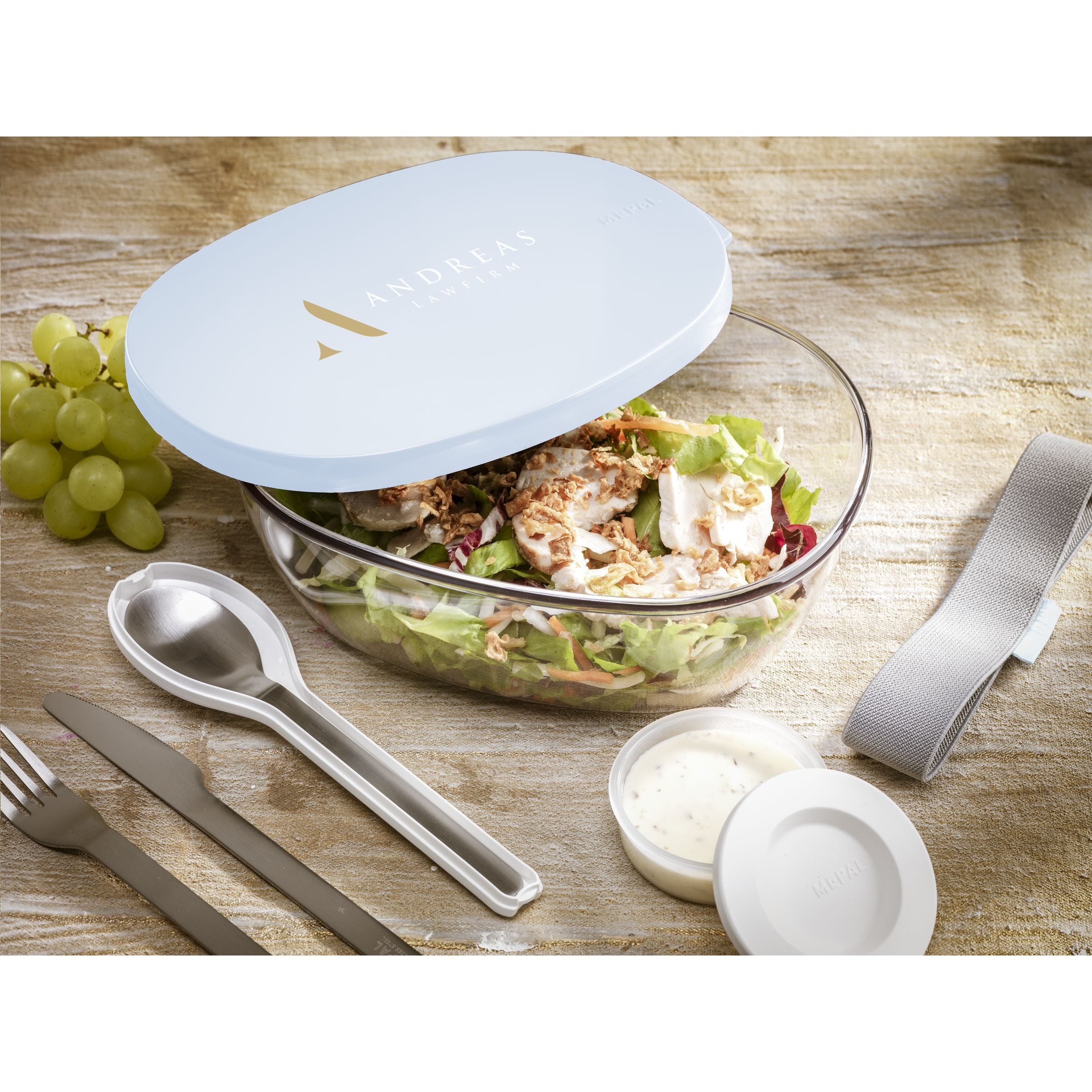 Mepal Saladbox Ellipse Salatbox - Nordic Blue