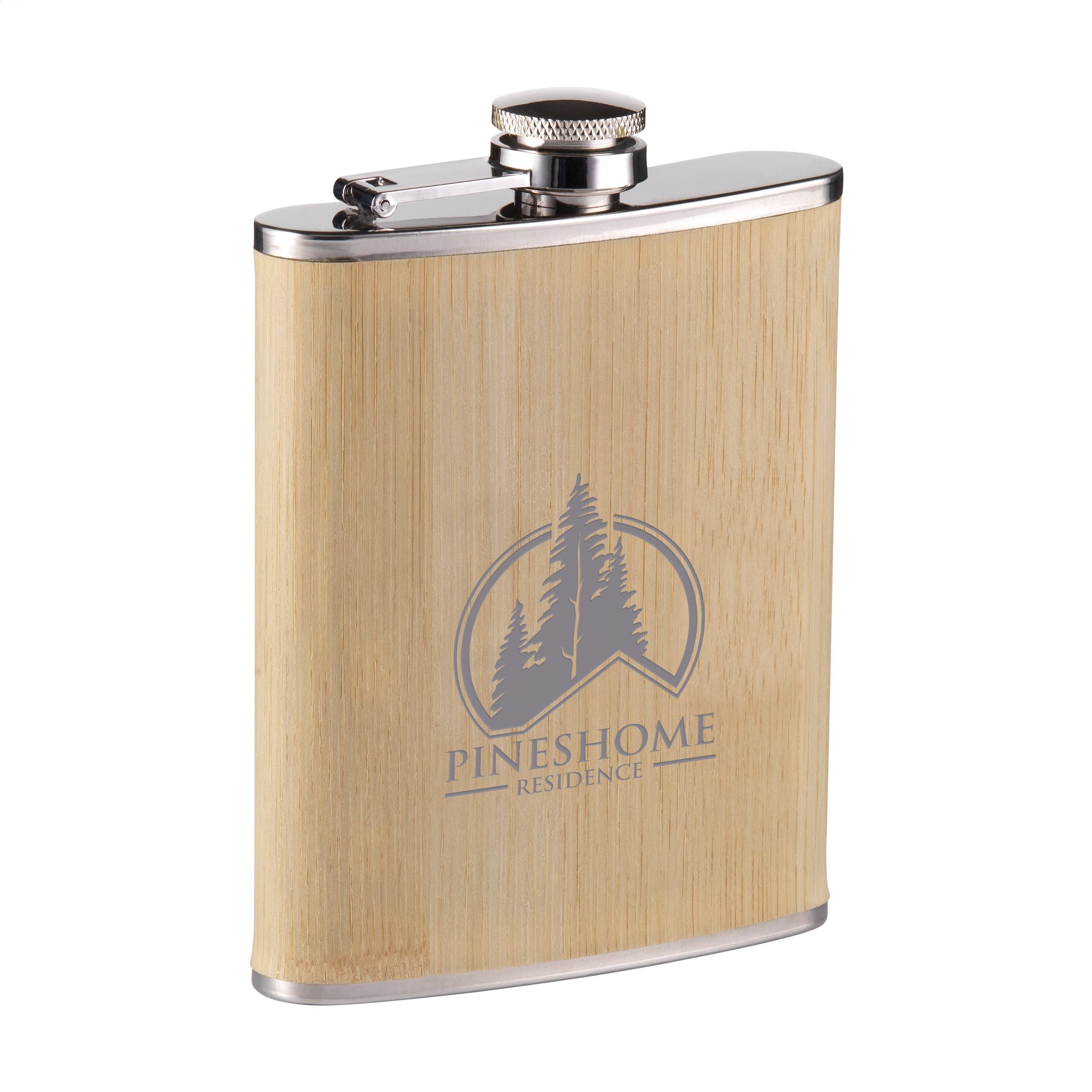 Hipflask Bamboo 200 ml Flachmann - Bambus