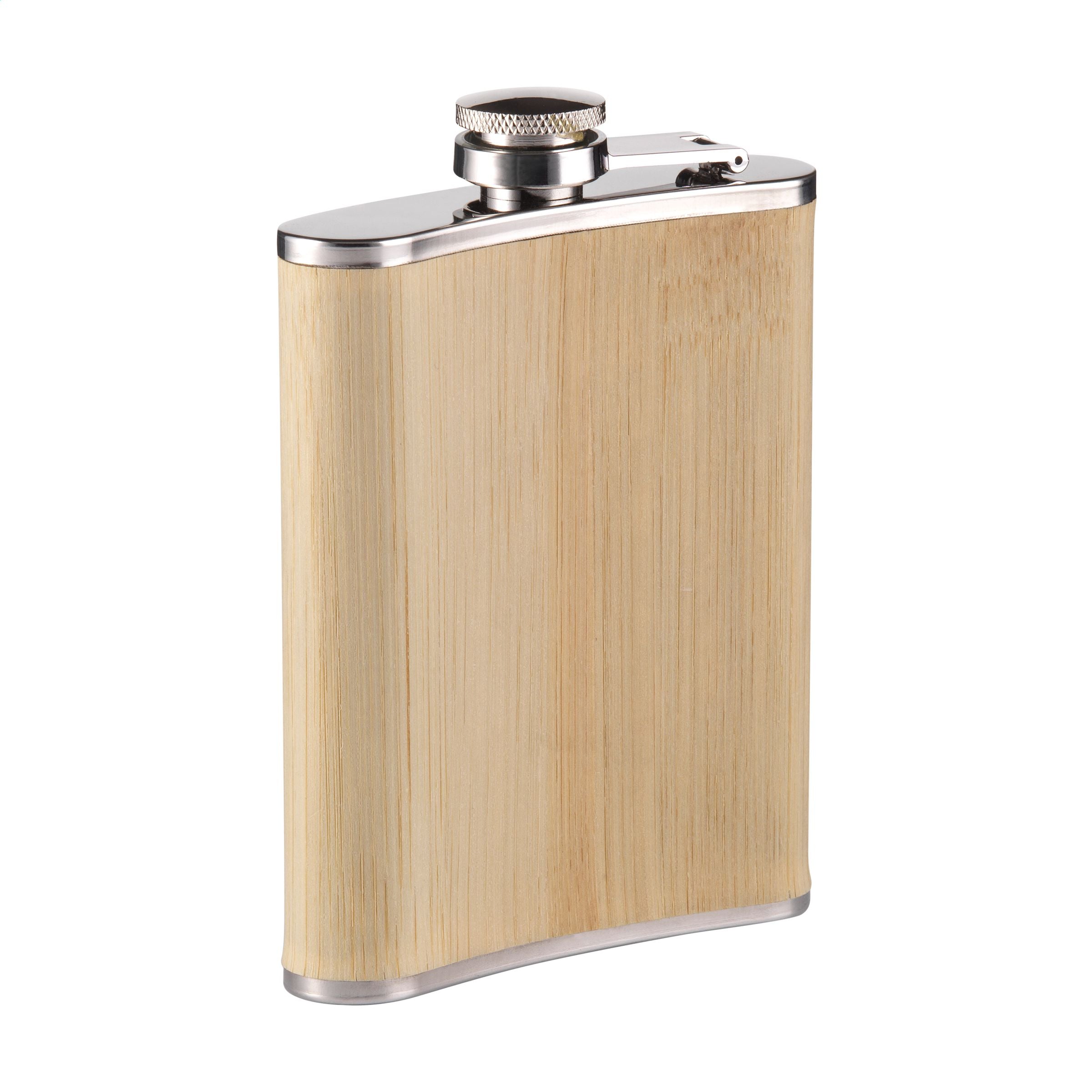 Hipflask Bamboo 200 ml Flachmann - Bambus