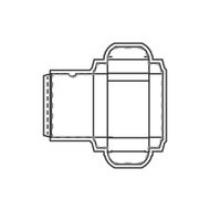 Digitaldruck auf der Verpackung 174 x 176 mm 1391