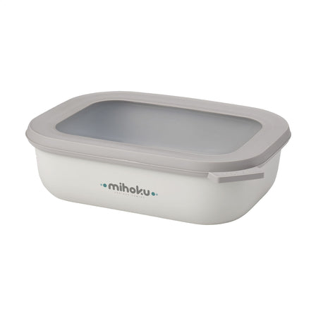 Mepal Cirqula Mehrzweckbehälter rechteckig 1 L Lunchbox - Nordic White