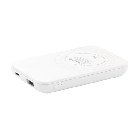 Force Magnetic RCS Recycled Wireless Powerbank 5000 - Weiß