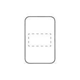 Bild der Druckfläche von Digitaldruck auf der Rückseite, individuelle Namen 50 x 30 mm 1441