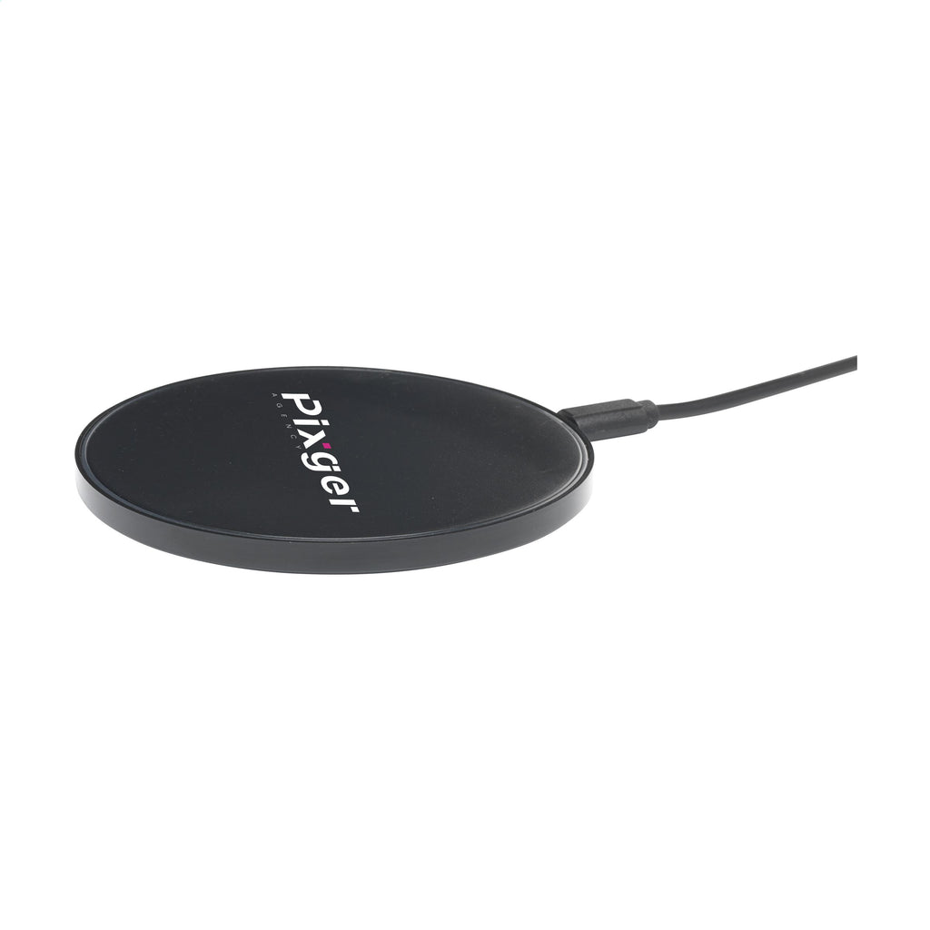 Coil Recycled Wireless Charger kabelloses Ladegerät - Schwarz - Produktbild der Coil Kollektion