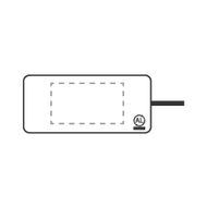 Lasergravur auf der Oberseite 45 x 25 mm 1446