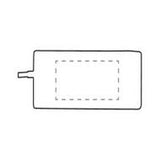 Bild der Druckfläche von Tampondruck auf Vorderseite 50 x 25 mm 1448