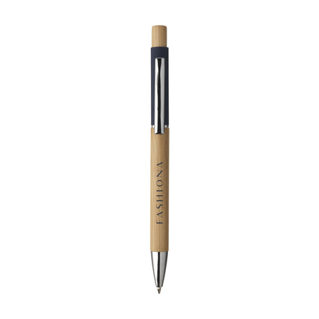 Saya Bamboo Pen - Navy, blauschreibend