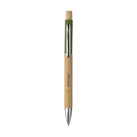 Saya Bamboo Pen - Grün, blauschreibend