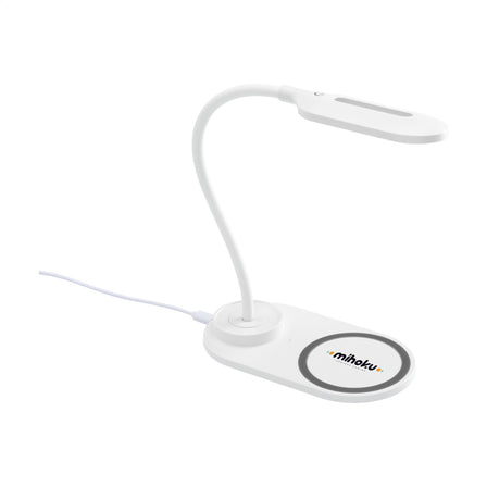 Carga 10W Desklight Wireless Charger Lampe Ladegerät - Weiß